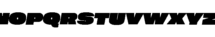 Neue Corp Black Italic 2 Font UPPERCASE