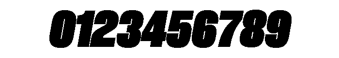 Neue Corp Black Italic 3 Font OTHER CHARS