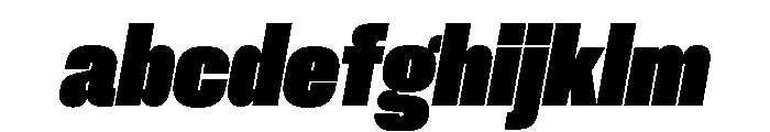 Neue Corp Black Italic 3 FONT