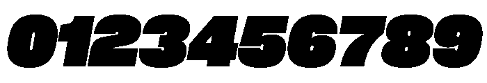 Neue Corp Black Italic 4 Font OTHER CHARS