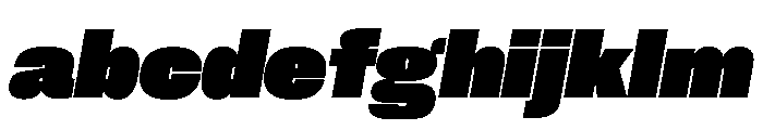 Neue Corp Black Italic 4 FONT