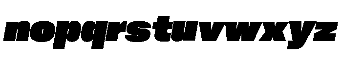 Neue Corp Black Italic 4 Font LOWERCASE