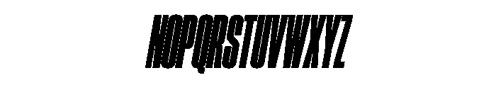 Neue Corp Black Italic Font UPPERCASE