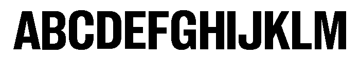 Neue Corp Bold 3 Font UPPERCASE