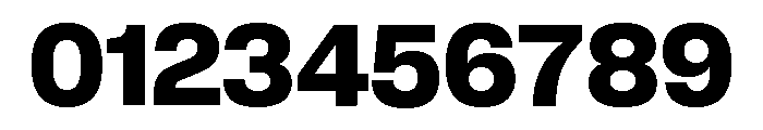 Neue Corp Bold 4 Font OTHER CHARS