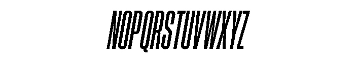 Neue Corp Bold Italic Font UPPERCASE
