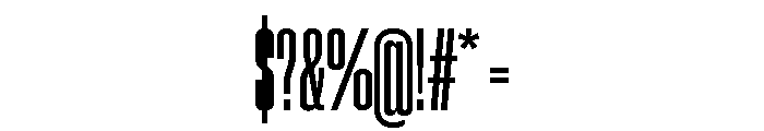 Neue Corp Bold Font OTHER CHARS