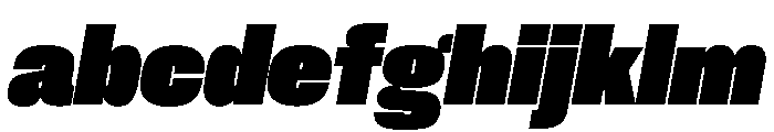 Neue Corp Compact Black Italic FONT