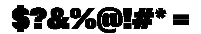 Neue Corp Compact Black Font OTHER CHARS