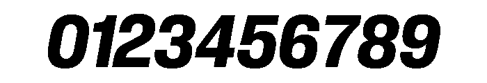 Neue Corp Compact Bold Italic Font OTHER CHARS