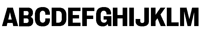 Neue Corp Compact Bold Font UPPERCASE