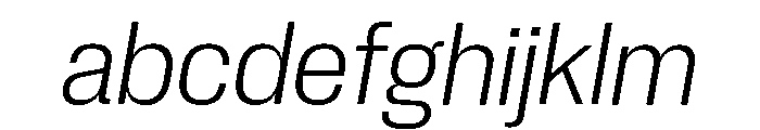 Neue Corp Compact Light Italic FONT