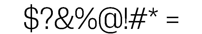 Neue Corp Compact Light Font OTHER CHARS