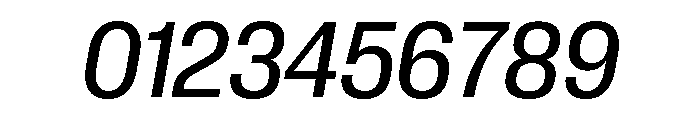 Neue Corp Compact Medium Italic Font OTHER CHARS