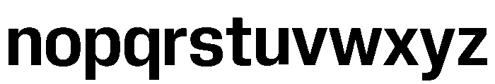 Neue Corp Compact Semibold Font LOWERCASE