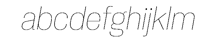 Neue Corp Compact Thin Italic FONT