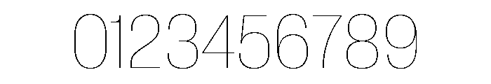 Neue Corp Compact Thin Font OTHER CHARS