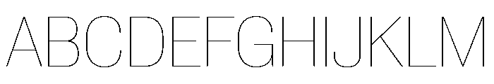 Neue Corp Compact Thin Font UPPERCASE