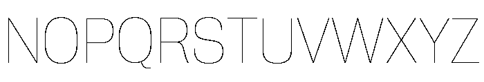 Neue Corp Compact Thin Font UPPERCASE