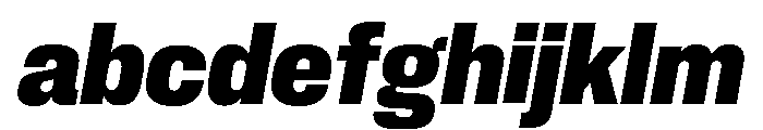 Neue Corp Compact Ultrabold Italic FONT