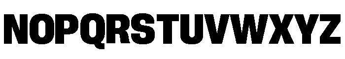 Neue Corp Compact Ultrabold Font UPPERCASE