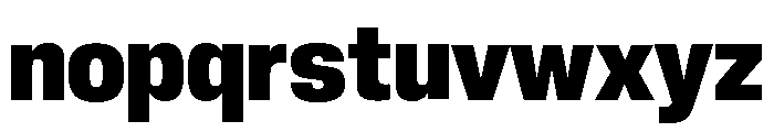 Neue Corp Compact Ultrabold Font LOWERCASE