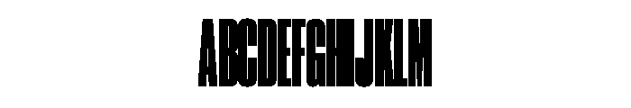 Neue Corp Compressed Black Font UPPERCASE