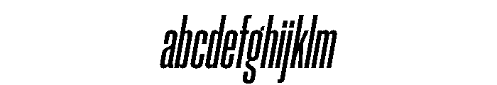 Neue Corp Compressed Bold Italic FONT