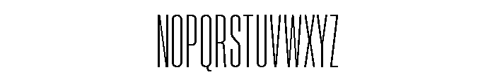 Neue Corp Compressed Light Font UPPERCASE