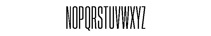 Neue Corp Compressed Medium 2 Font UPPERCASE