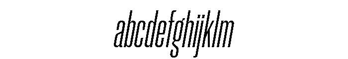 Neue Corp Compressed Medium Italic FONT