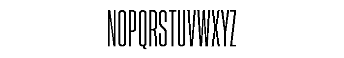 Neue Corp Compressed Medium Font UPPERCASE