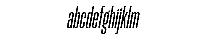 Neue Corp Compressed Semibold Italic FONT