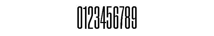 Neue Corp Compressed Semibold Font OTHER CHARS