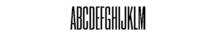 Neue Corp Compressed Semibold Font UPPERCASE