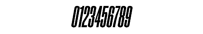Neue Corp Compressed Ultrabold Italic Font OTHER CHARS
