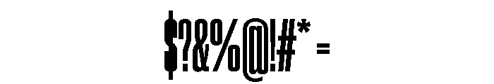 Neue Corp Compressed Ultrabold Font OTHER CHARS