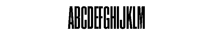 Neue Corp Compressed Ultrabold Font UPPERCASE