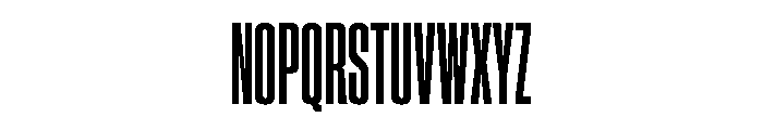 Neue Corp Compressed Ultrabold Font UPPERCASE
