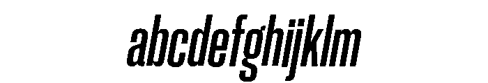 Neue Corp Condensed Bold Italic FONT