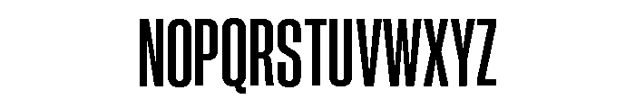 Neue Corp Condensed Bold Font UPPERCASE