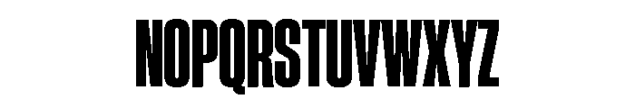 Neue Corp Condensed Heavy Font UPPERCASE