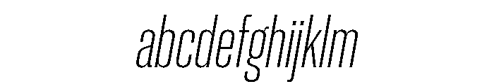 Neue Corp Condensed Light Italic FONT