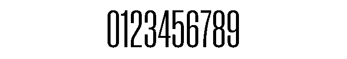 Neue Corp Condensed Medium 2 Font OTHER CHARS