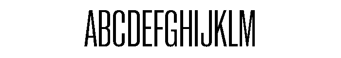 Neue Corp Condensed Medium Font UPPERCASE