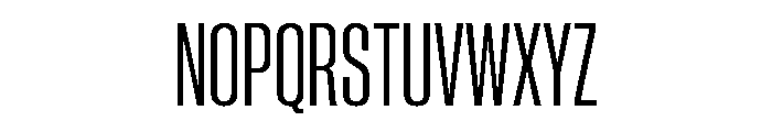 Neue Corp Condensed Medium Font UPPERCASE