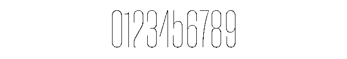 Neue Corp Condensed Thin Font OTHER CHARS