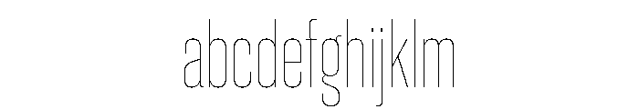 Neue Corp Condensed Thin FONT
