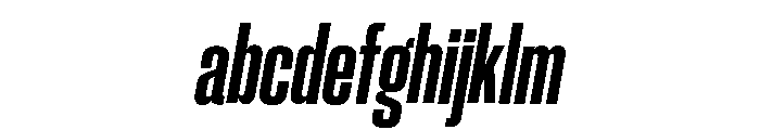 Neue Corp Condensed Ultrabold Italic FONT