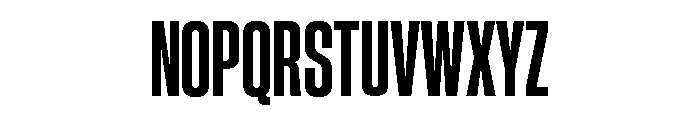 Neue Corp Condensed Ultrabold Font UPPERCASE
